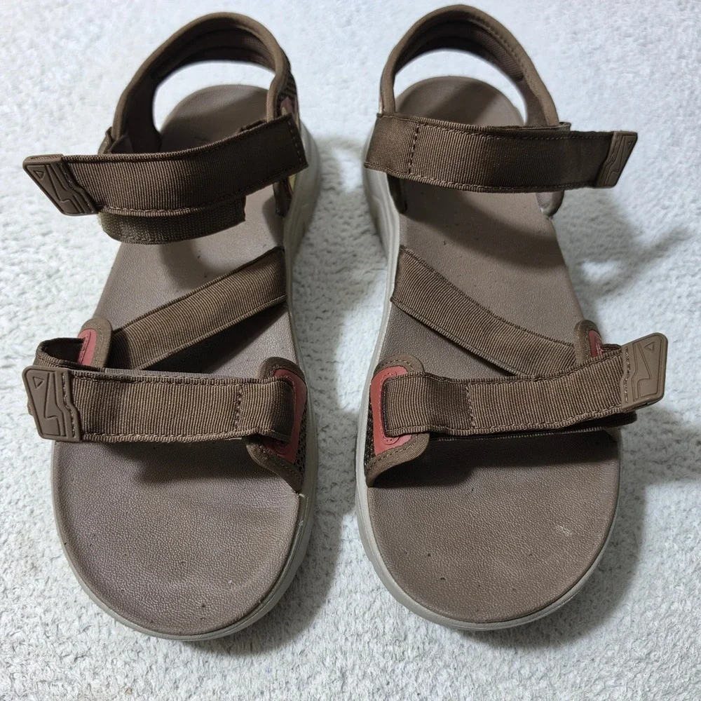 Teva Zymic Sandals Mens 11 Brown Adjustable Straps Outdoor Hiking 1124049